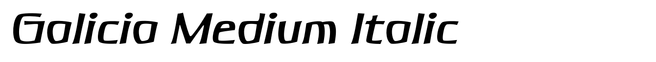 Galicia Medium Italic